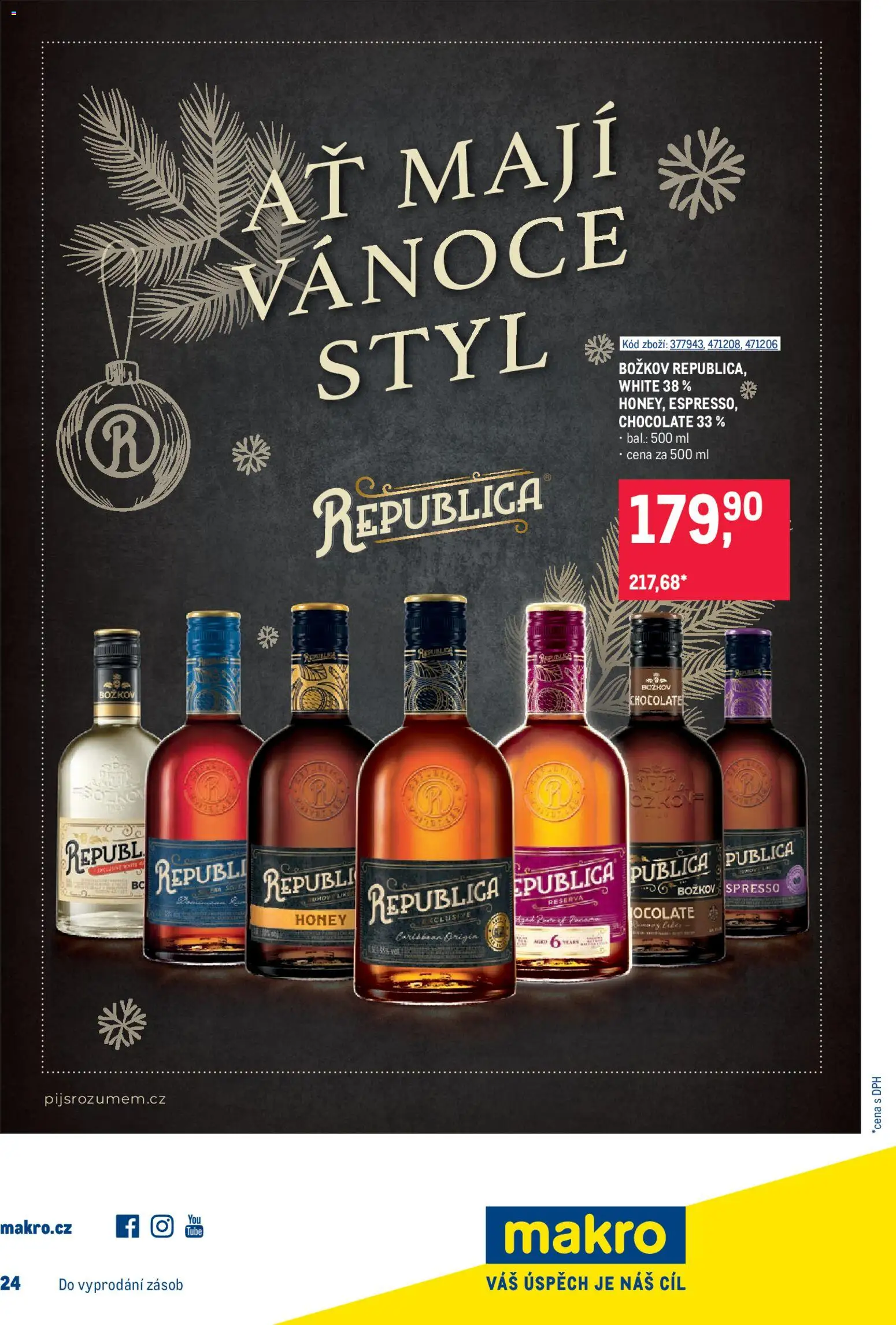 Makro leták - Maloobchod od 05.11.2025 | Strana: 18 | Produkty: Republica, Božkov