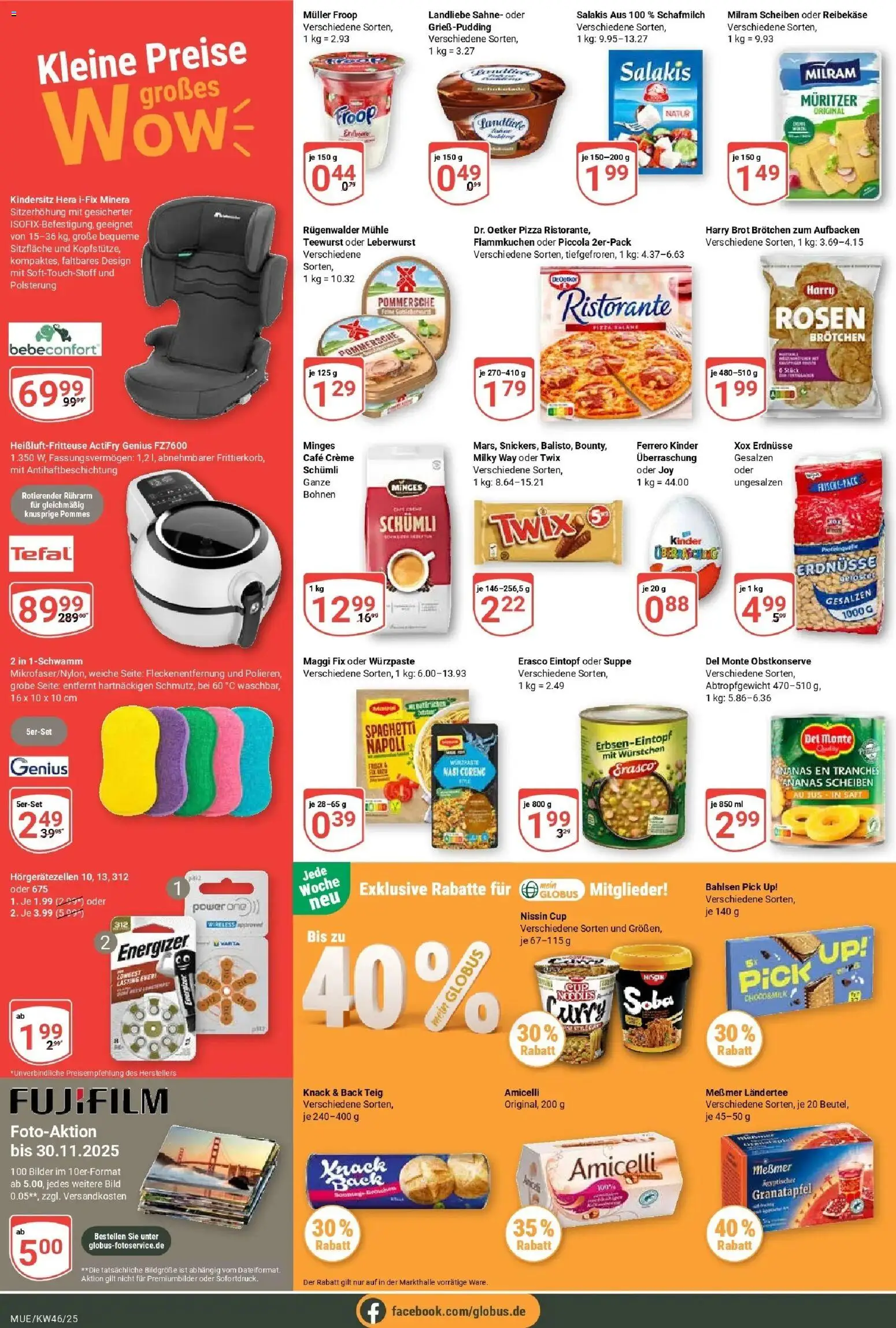 Globus prospekt Mühldorf	 – gültig ab 10.11.2025 | Seite: 2 | Produkte: Ristorante, Pommes, Pizza, Heißluftfritteuse