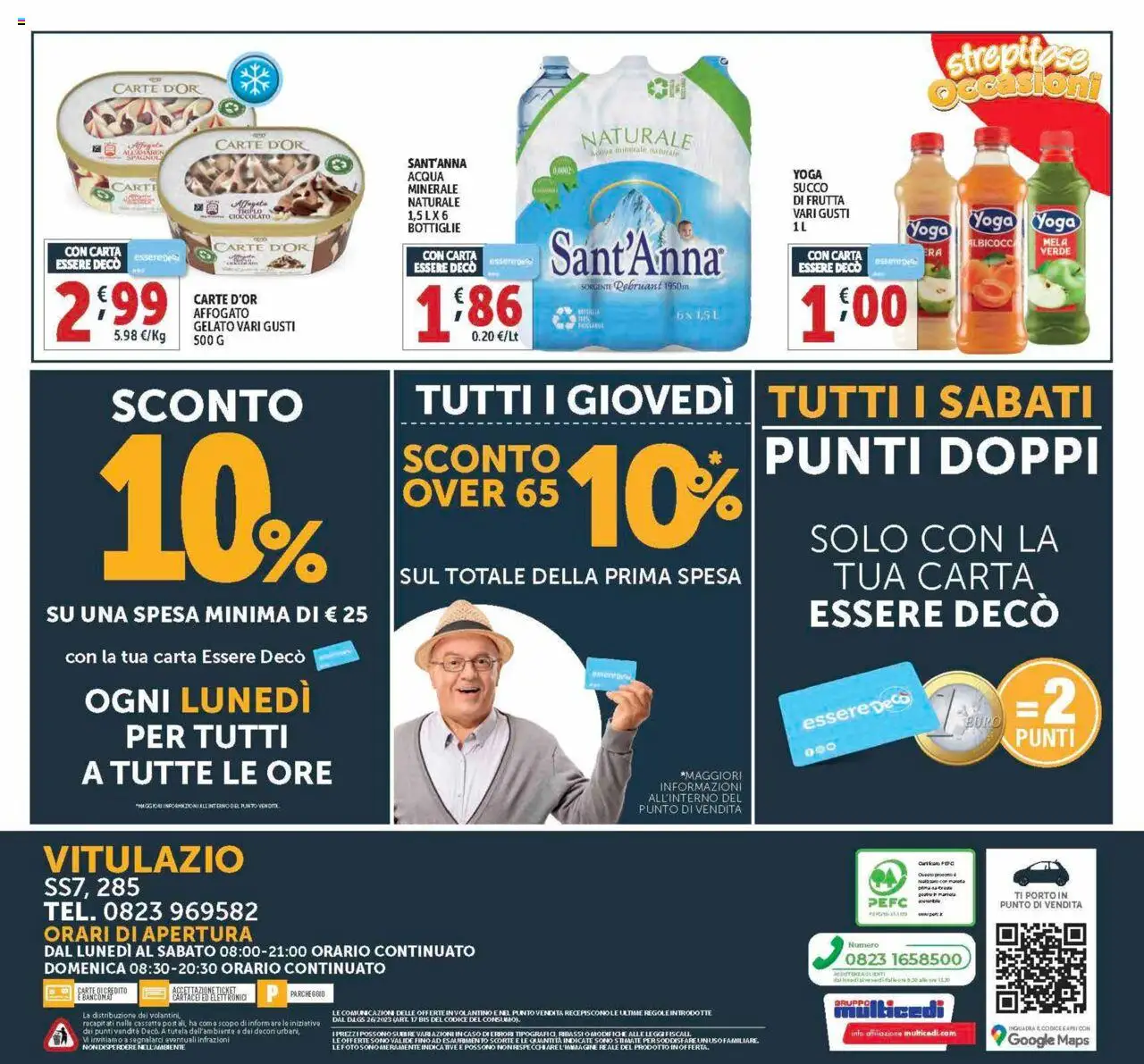 Volantino Decò del 12.09.2025 | Pagina: 20 | Prodotti: Cioccolato, Succo, Acqua, Frutta