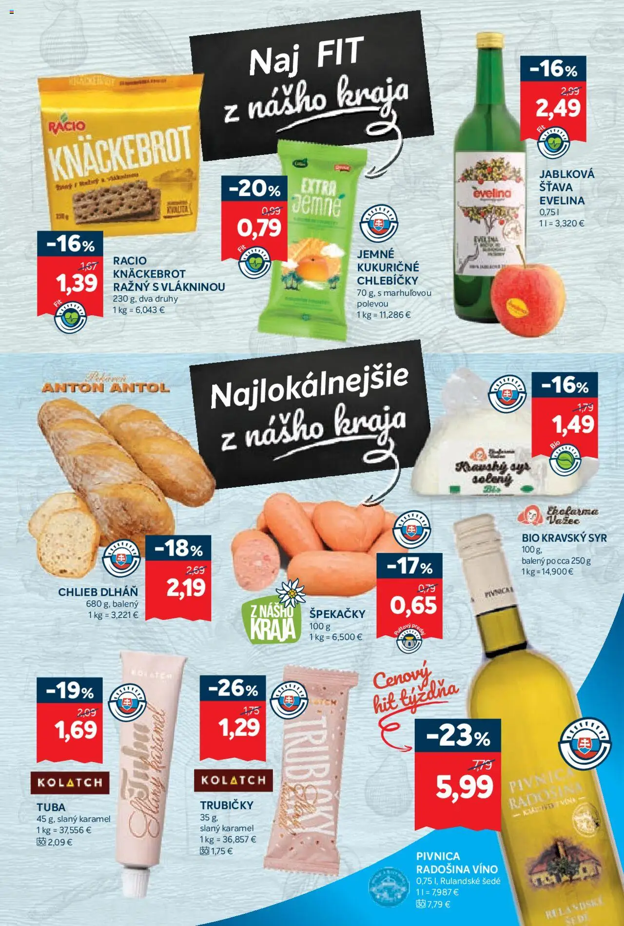 Kraj leták │ platný od 07.08.2025 | Strana: 5 | Produkty: Syr, Chlieb, Víno