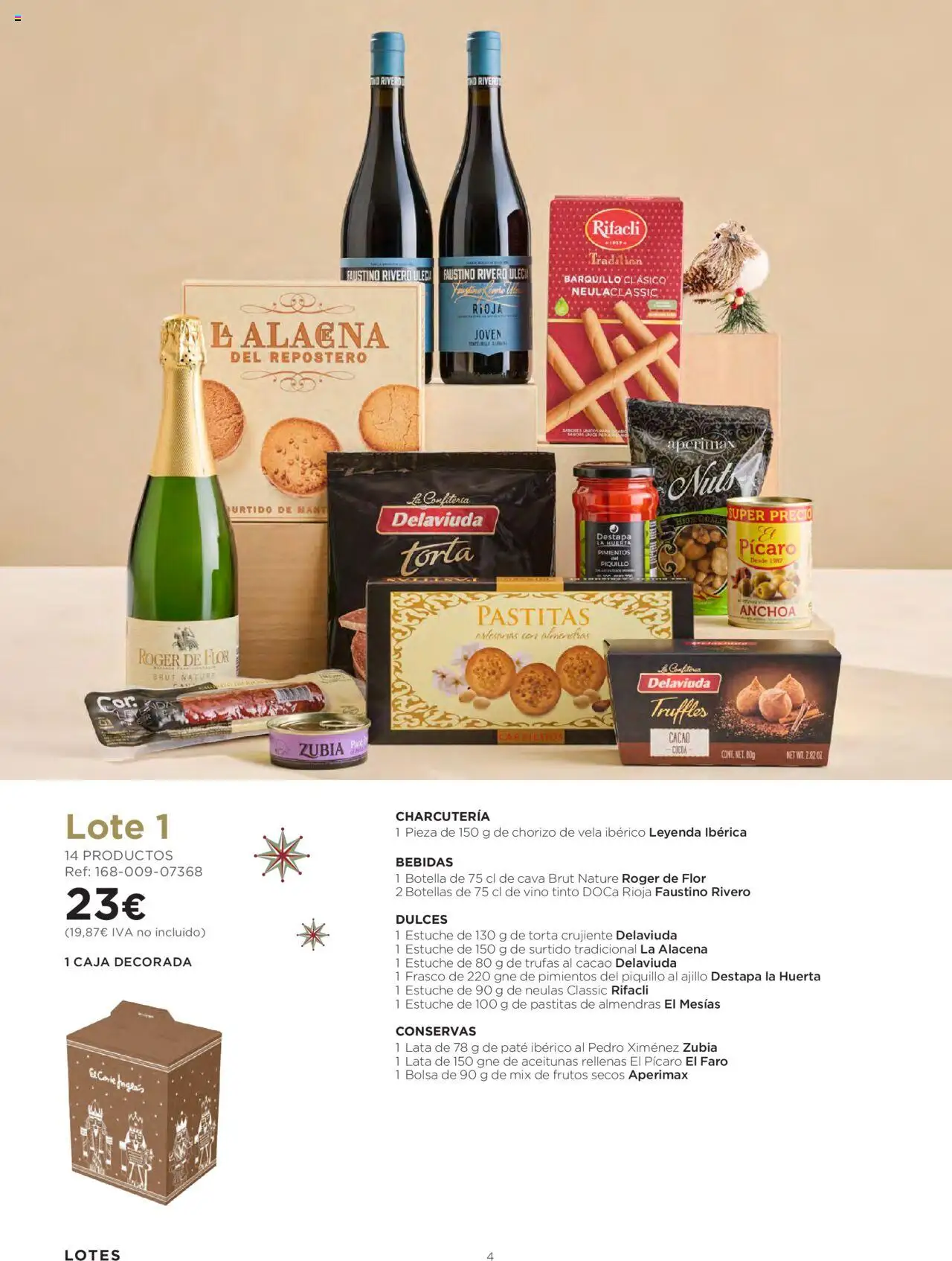 El Corte Inglés ofertas │ válido desde el 06.10.2025 | Página: 4 | Productos: Frutos secos, Bolsa, Anchoa, Φρυγανιές σικάλεως