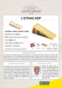 METRO - Prévisualisation de METRO Collection Laetitia Gaborit valide à partir de 01.01.2026 | Page: 14 | Produits: Couteau, Noisette, Fromage, Pâtes