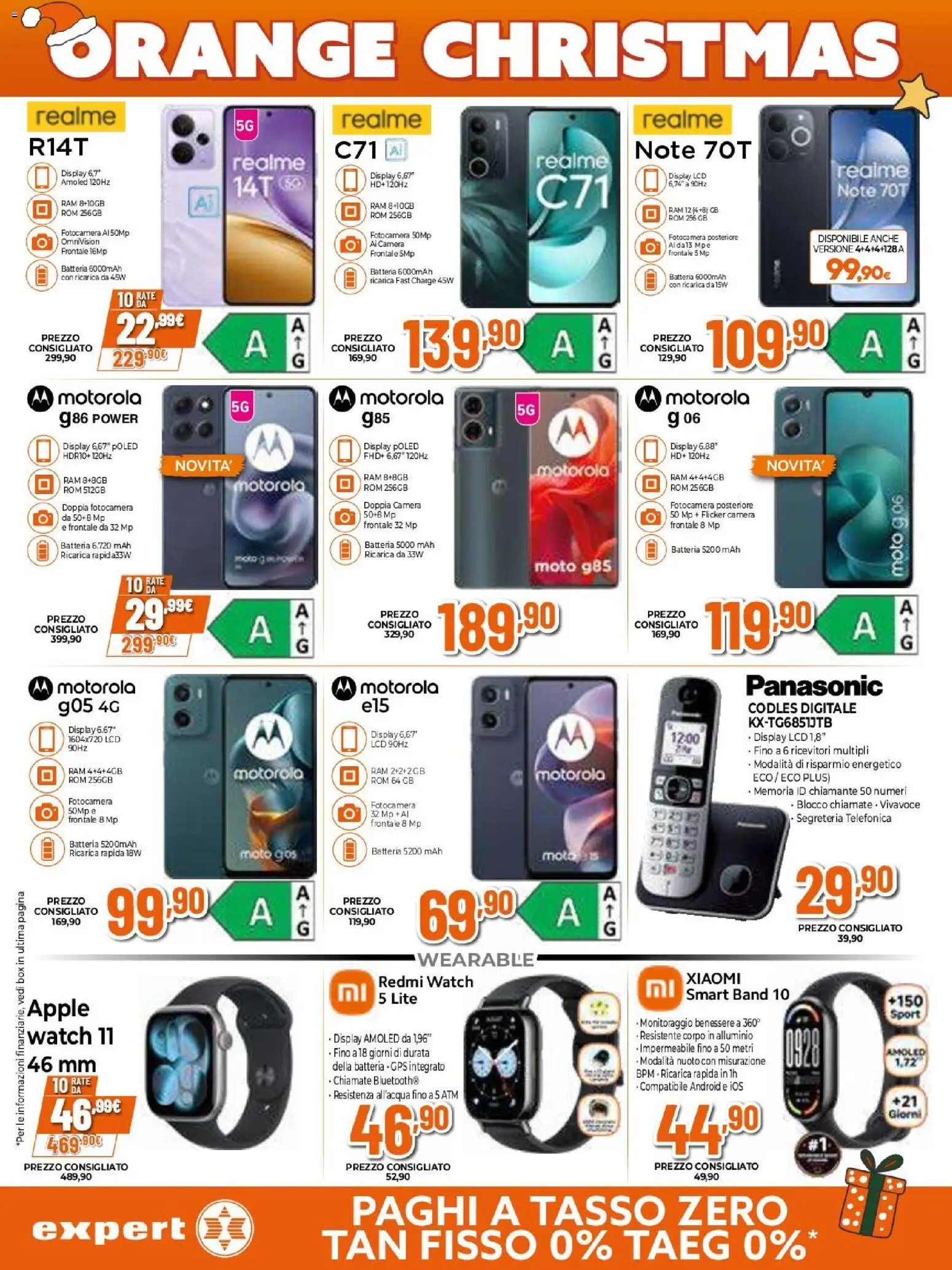 Volantino Expert del 02.12.2025 | Pagina: 13 | Prodotti: Xiaomi, Fotocamera, Alluminio, Batteria