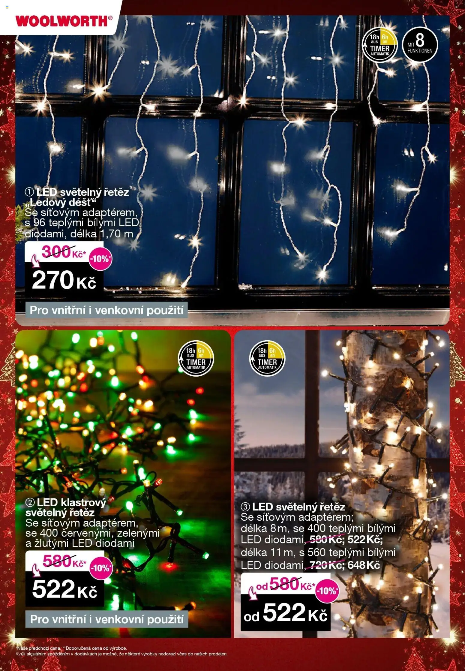 Woolworth leták od 28.11.2025 | Strana: 13 | Produkty: Světelný řetěz, LED