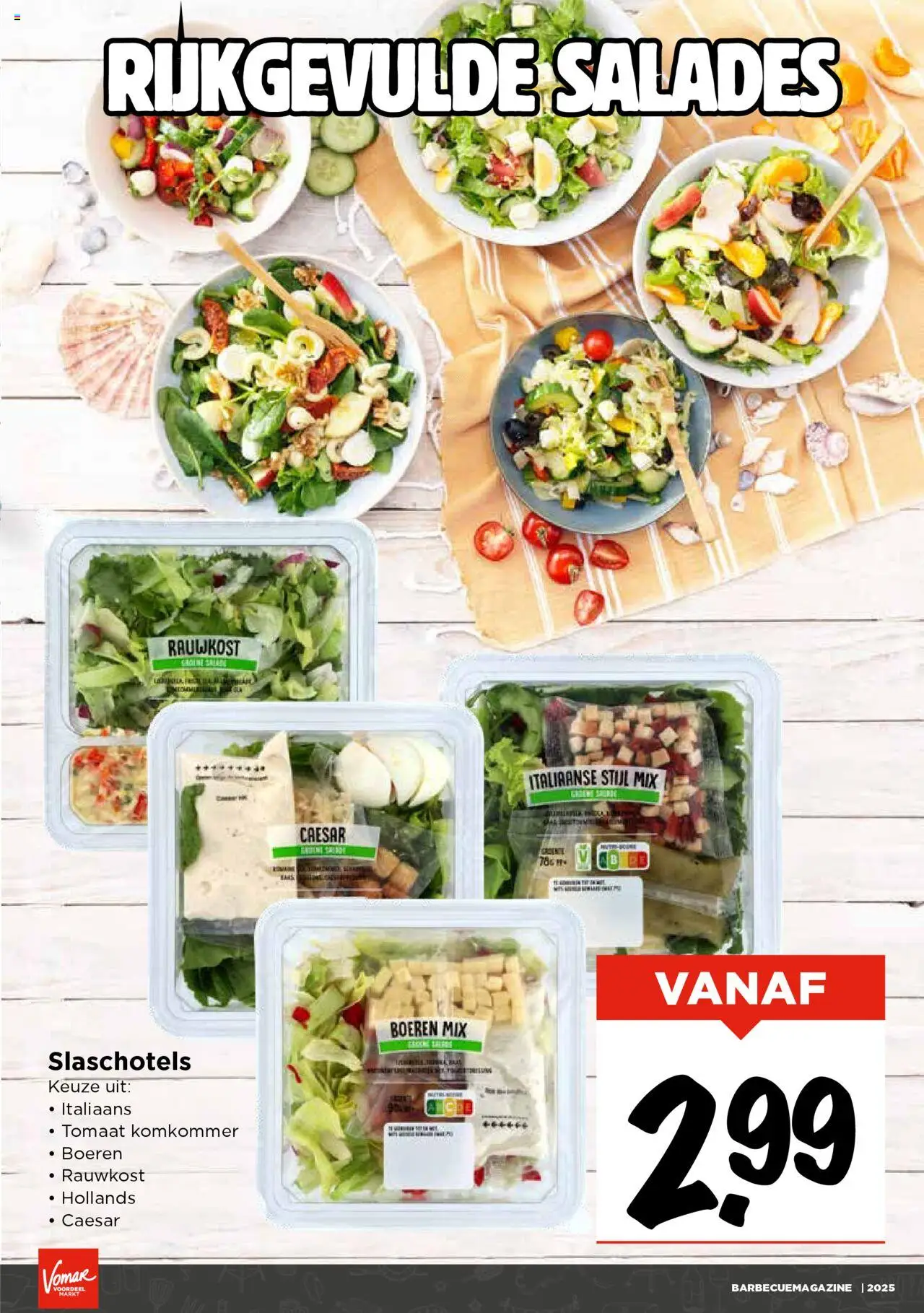  | Pagina: 9 | Producten: Tomaat, Komkommer, Salade, Salades
