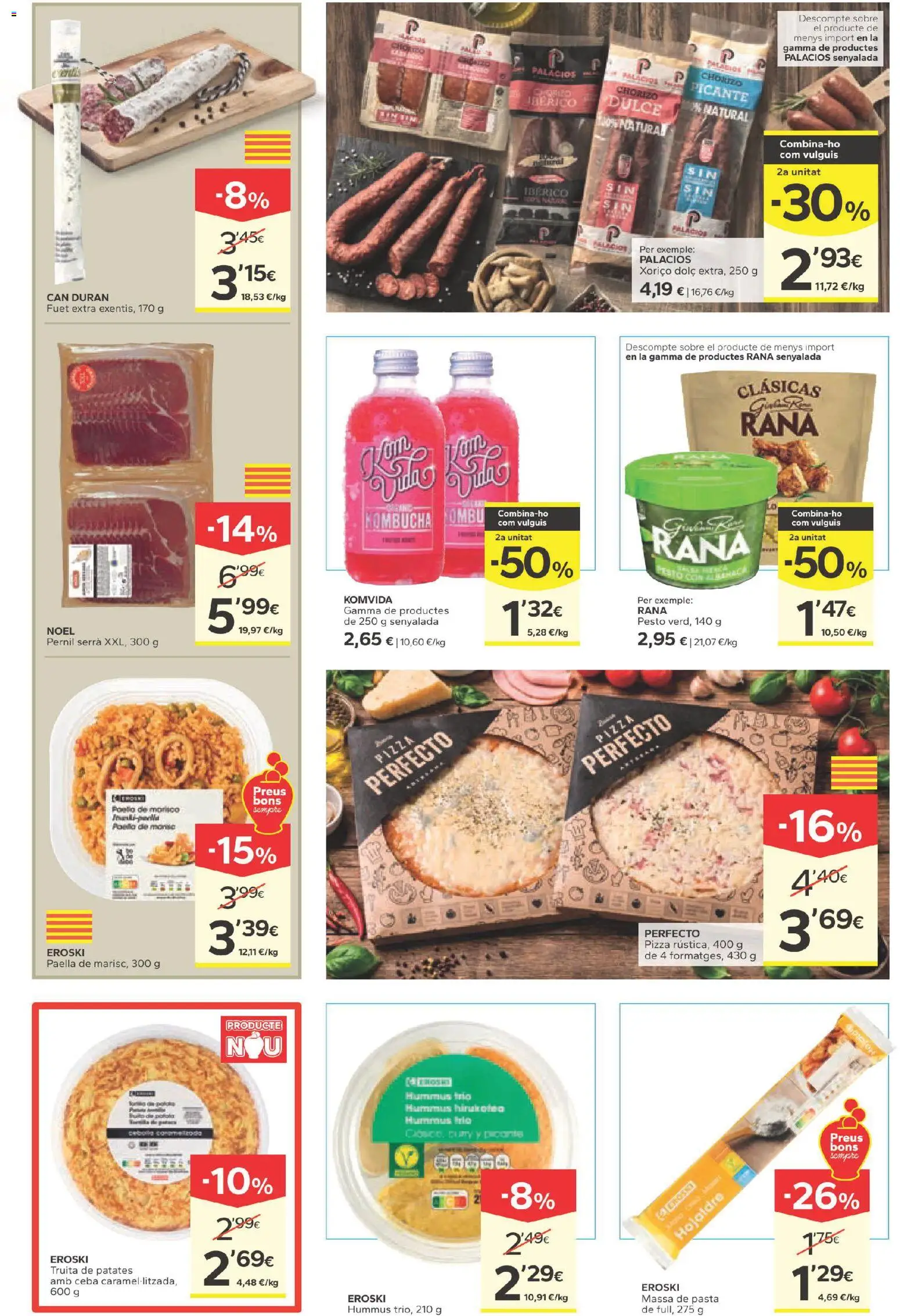 Caprabo folleto │ válido desde el 26.03.2026 | Página: 12 | Productos: Pizza, Pasta