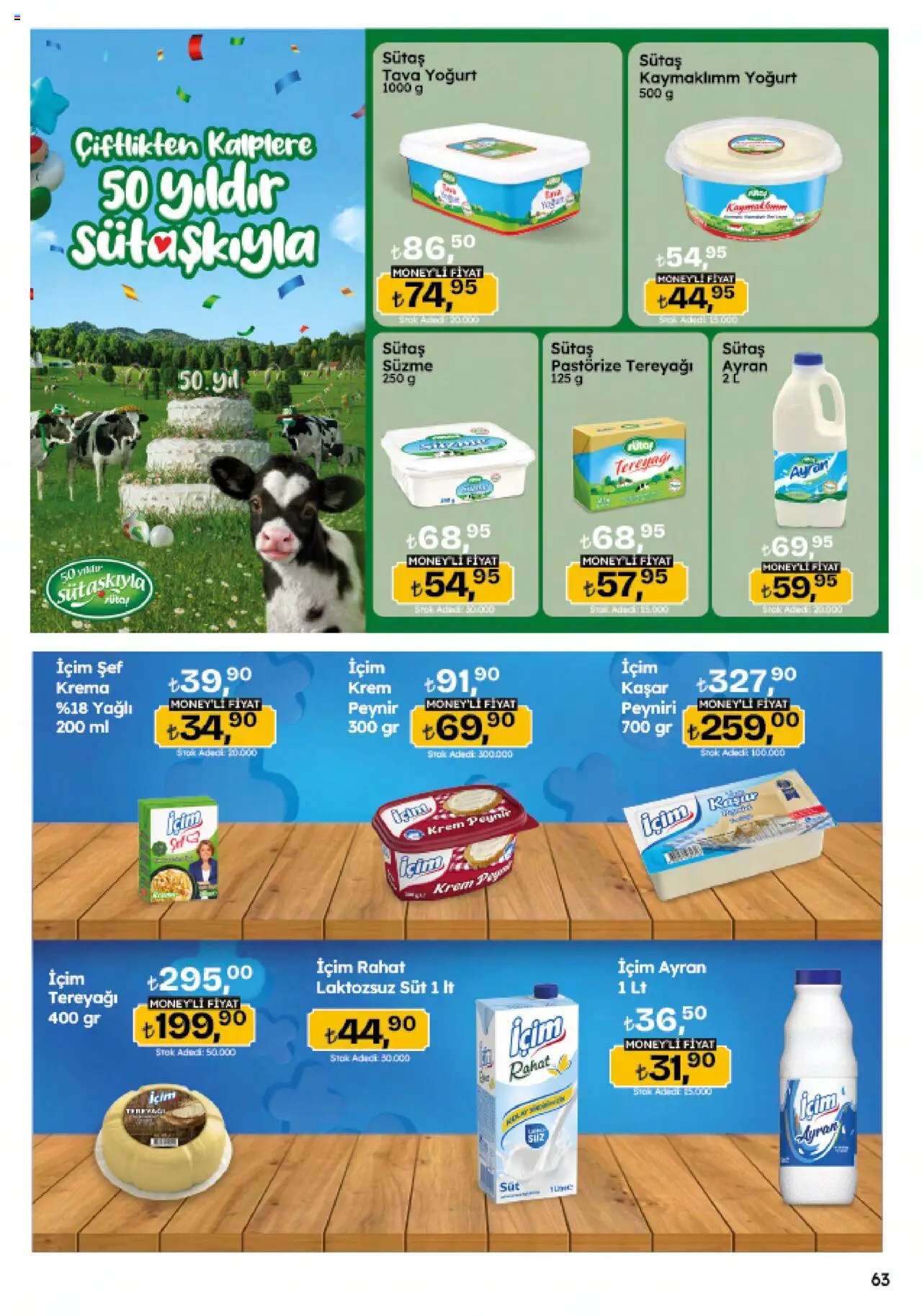 Migros Katalog - Migroskop - 12.06.2025 tarihinden itibaren geçerlidir | Sayfa: 63 | Ürünler: Krem, Tereyağı, Yoğurt, Krema