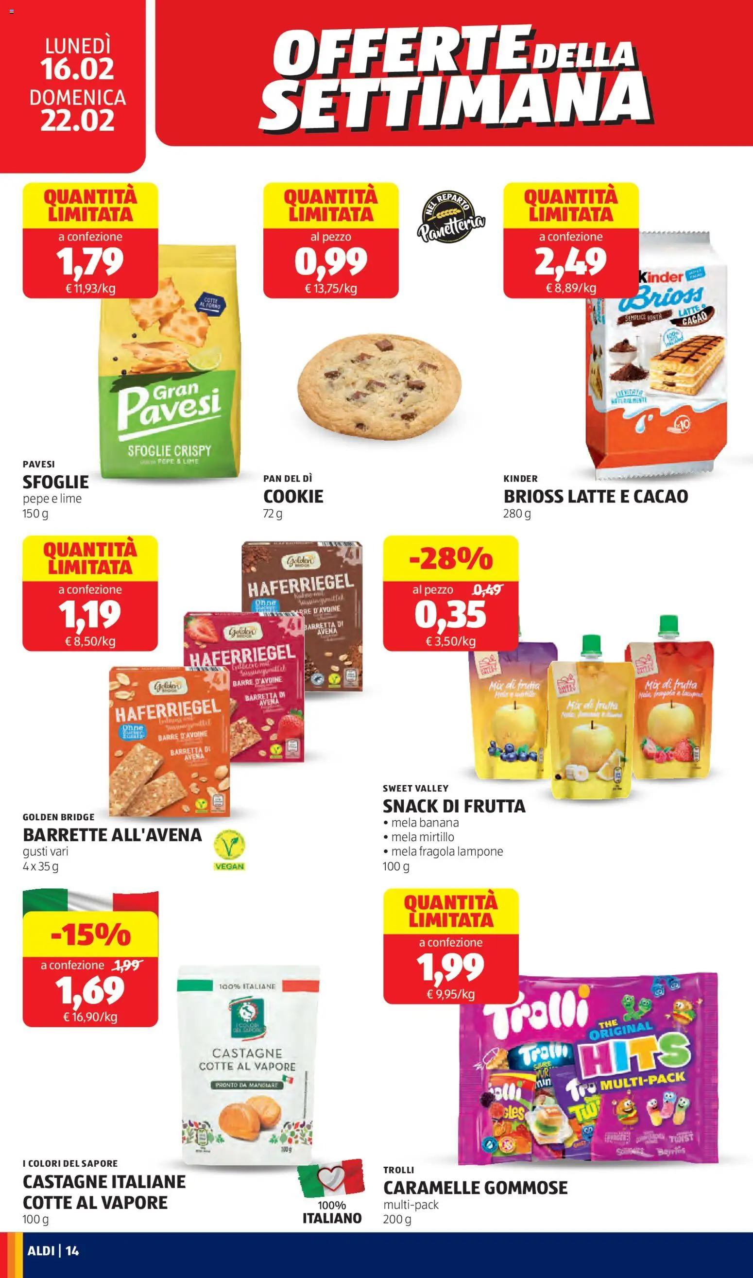Volantino Aldi del 16.02.2026 | Pagina: 14