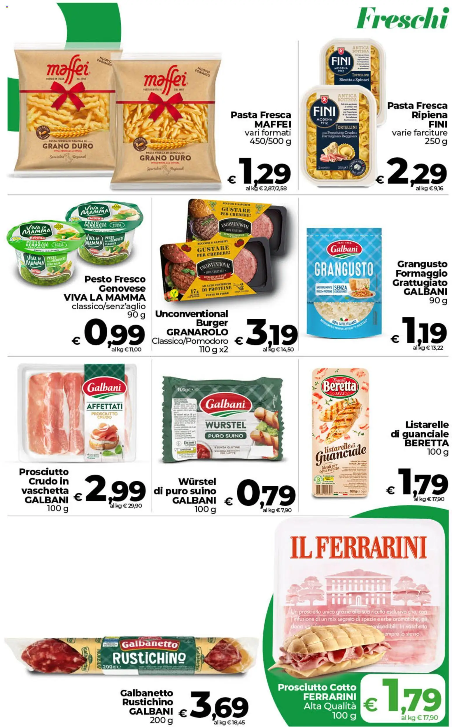 Volantino COOP del 24.02.2026 | Pagina: 7 | Prodotti: Prosciutto, Pasta, Infusione, Guanciale