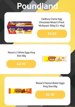 Preview of Poundland - Offers valid from 14.02.2026 | Page: 4 | Products: Butter, Eggs, Chocolate, Peanut butter