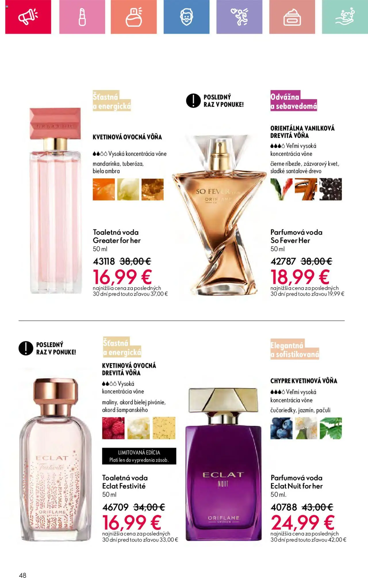 Katalóg Oriflame 9 2025 │ platný od 15.06.2025 | Strana: 48 | Produkty: Toaletná voda, Voda