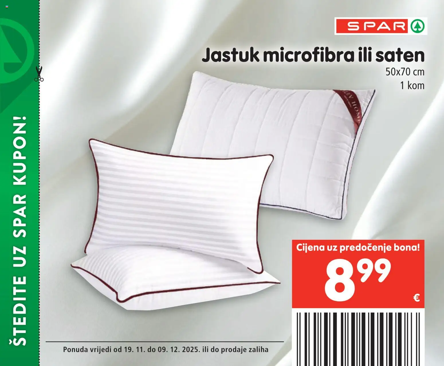Spar katalog | vrijedi od 19.11.2025 | Stranica: 13 | Proizvodi: Jastuk