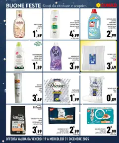 Anteprima del volantino PIATTI DIESSE, piani/fondi x50 valido a partire dal 19.12.2025 | Pagina: 12 | Prodotti: Salmone, Tacchino, Crocchette, Bagno