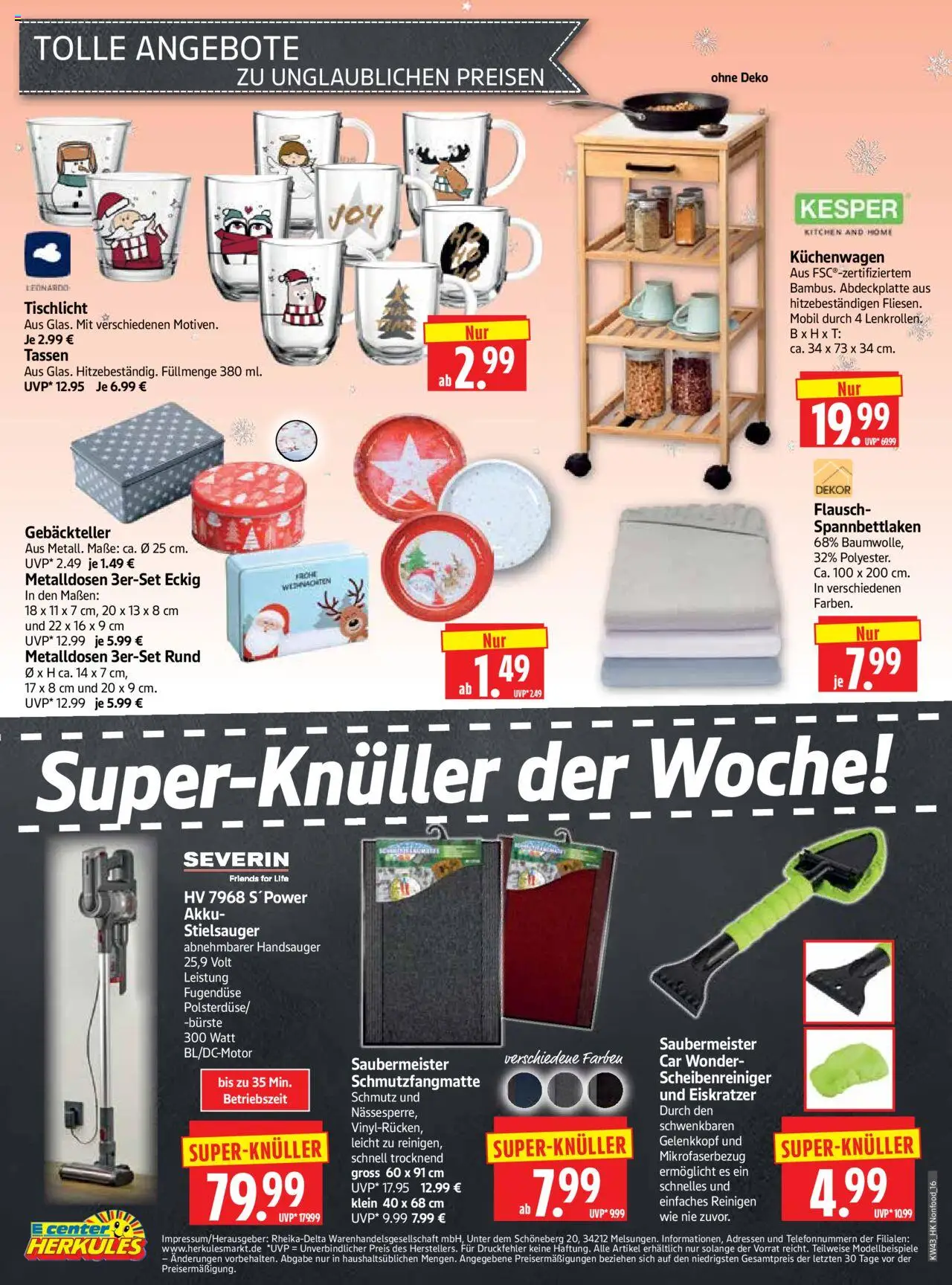HERKULES Prospekt 	 – gültig ab 20.10.2025 | Seite: 16 | Produkte: Schmutzfangmatte, Bürste