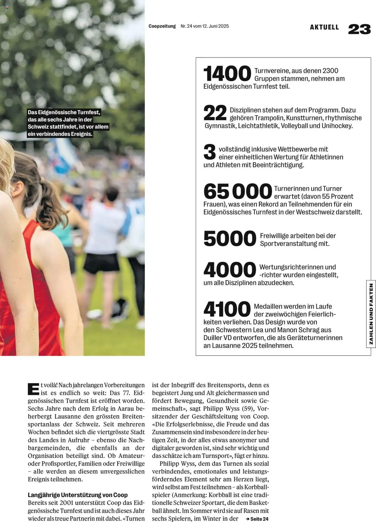 Coop - Magazin ab 12.06.2025 | Seite: 23 | Produkte: Volleyball, Spieler
