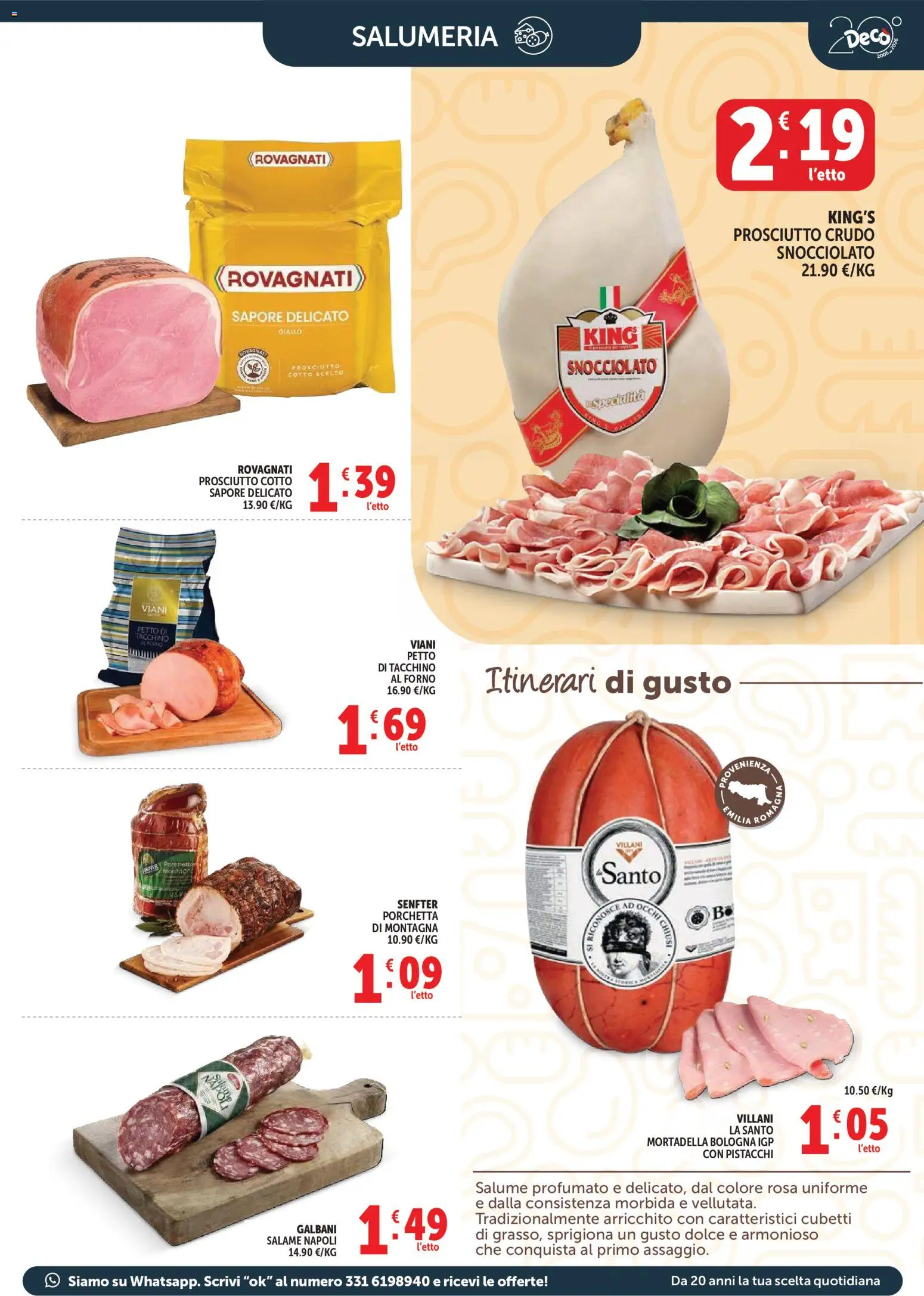 Volantino Decò del 17.03.2026 | Pagina: 5 | Prodotti: Prosciutto Cotto, Salame, Prosciutto, Forno