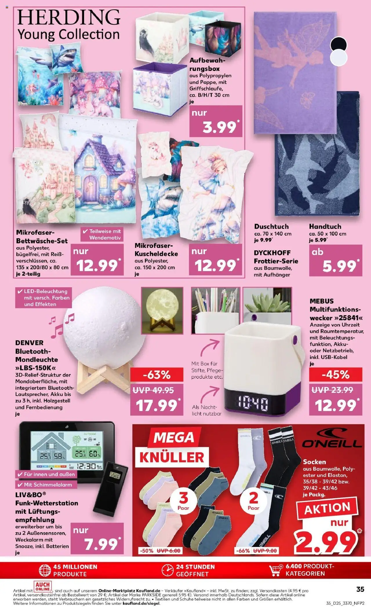 Kaufland prospekt Schwerin	 - gültig ab dem 22.06.2025 | Seite: 48 | Produkte: Batterien, Box, Socken, Wecker