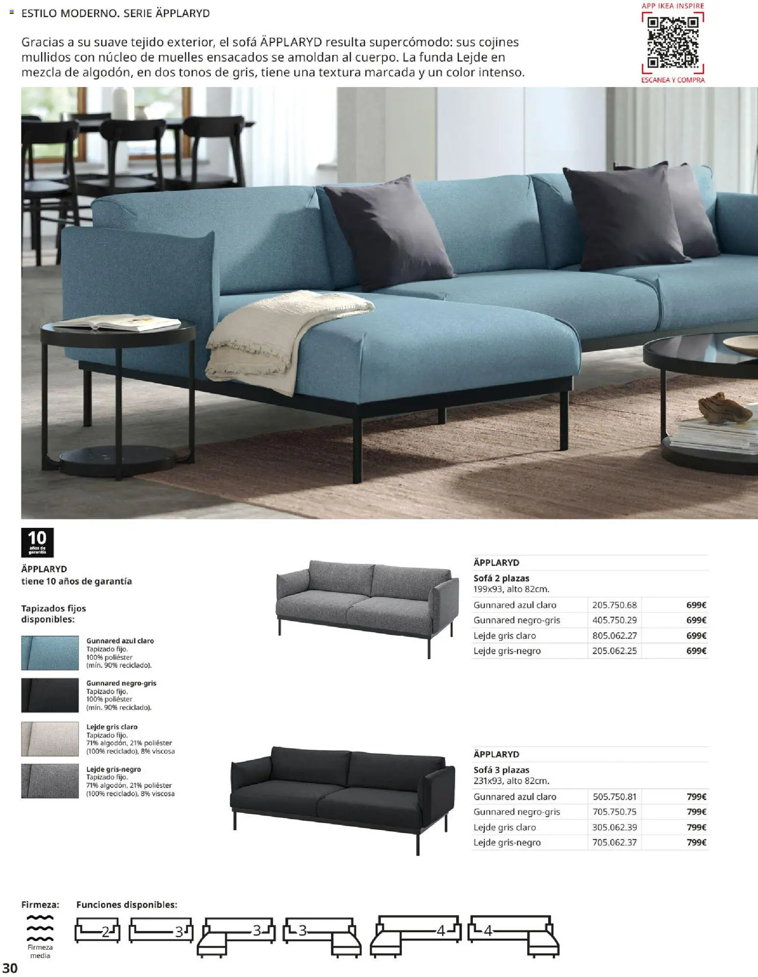 Catálogo IKEA Sofás │ válido desde el 02.12.2025 | Página: 30 | Productos: Funda, Sofá