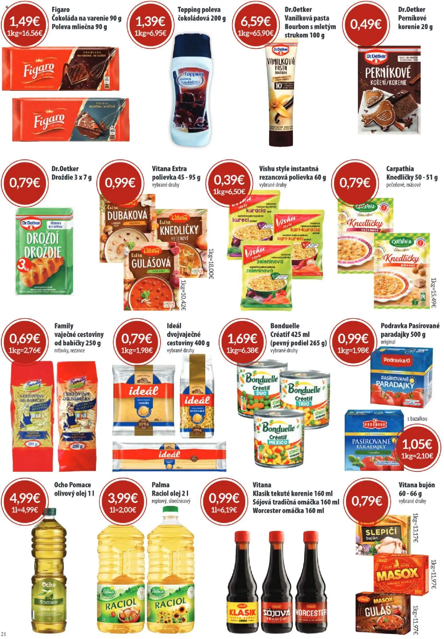 Nové Sintra akcie – leták je platný od 06.11.2025 | Strana: 21 | Produkty: Bujón, Cestoviny, Rezance, Korenie