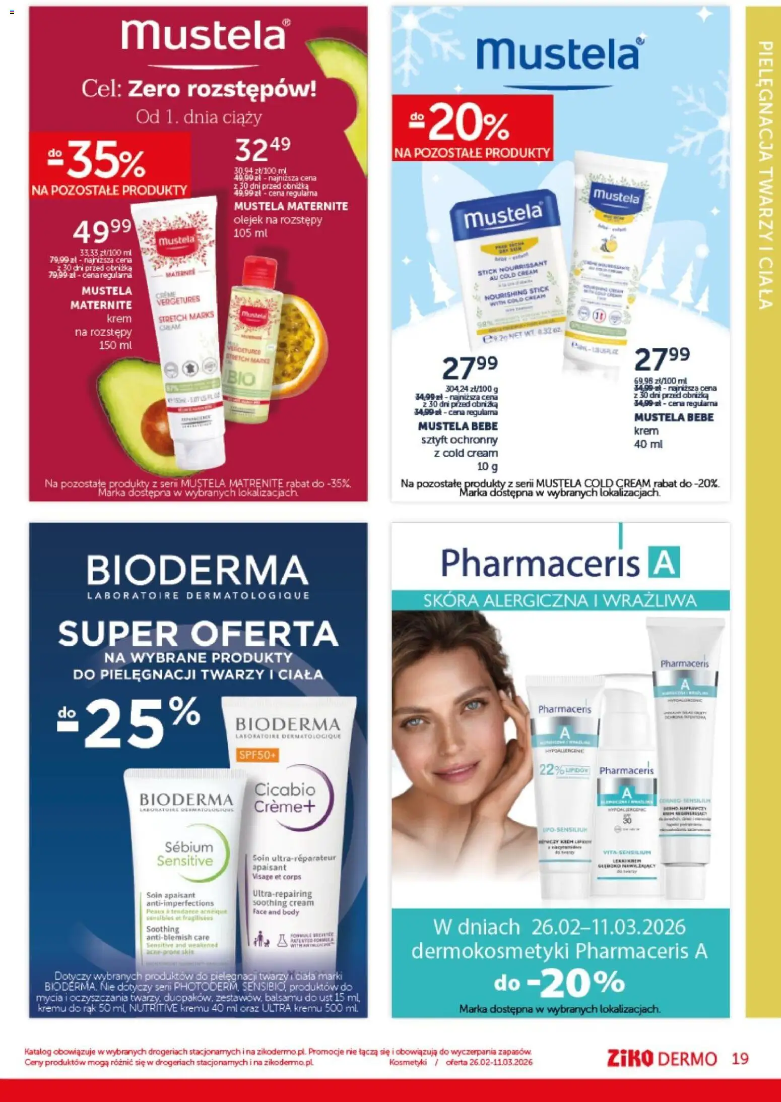 Ziko Gazetka od 26.02.2026 | Strona: 19 | Produkty: Kosmetyki, Body, Krem