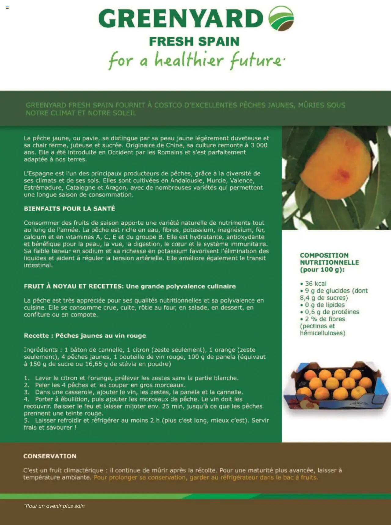  | Page: 112 | Produits: Citron, Sucre, Pêche, Vin
