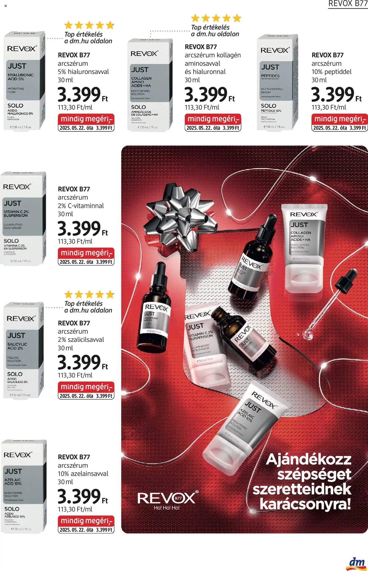 DM Drogerie Markt akciós ujság - amely érvényes a következő dátumtól: 30.10.2025 | Oldal: 35 | Termékek: Kollagén, Vitamin c