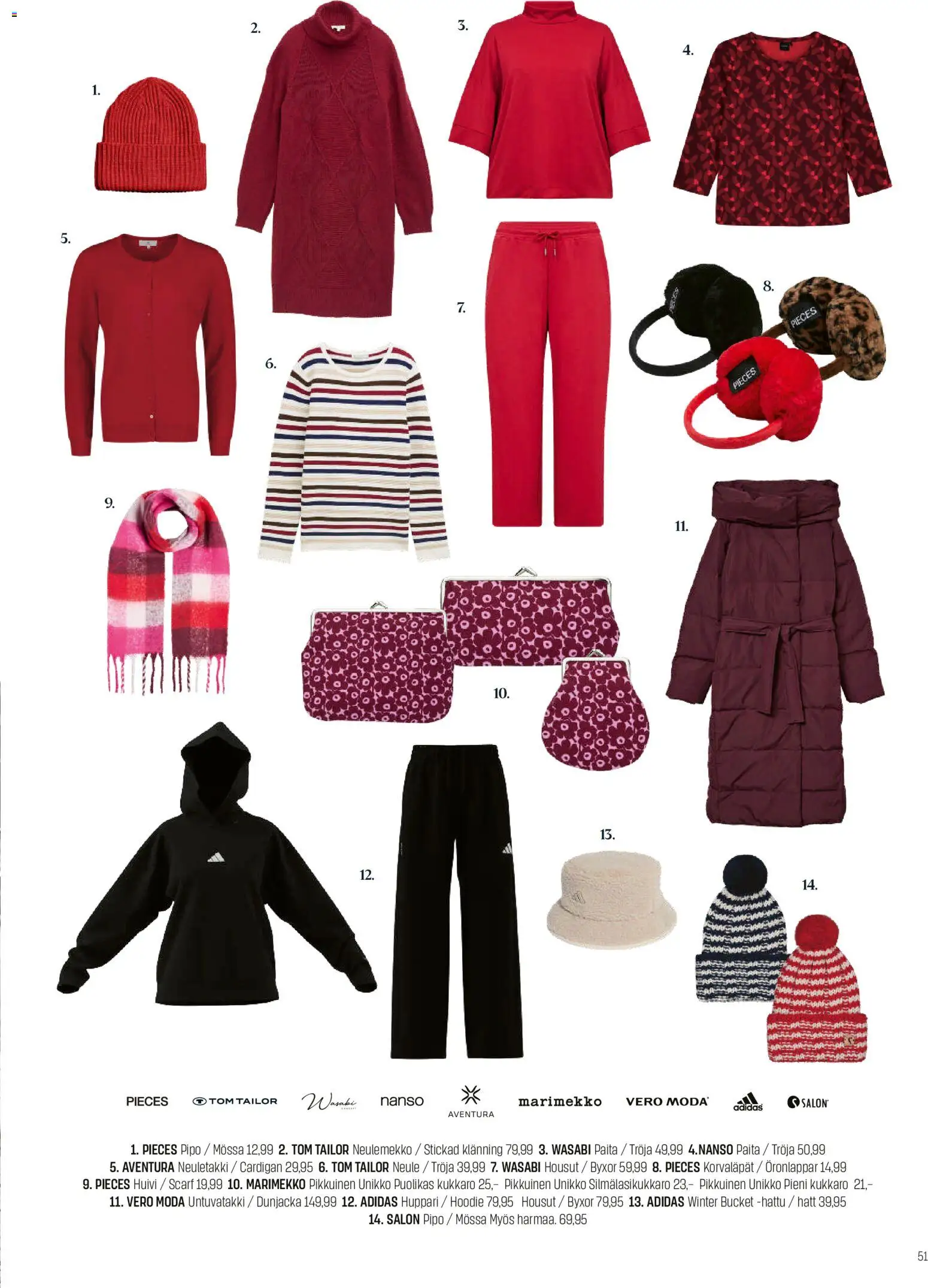 Sokos tarjoukset – voimassa 12.11.2025 alkaen | Sivu: 51 | Tuotteet: Paita, Housut, Kukkaro, Pipo