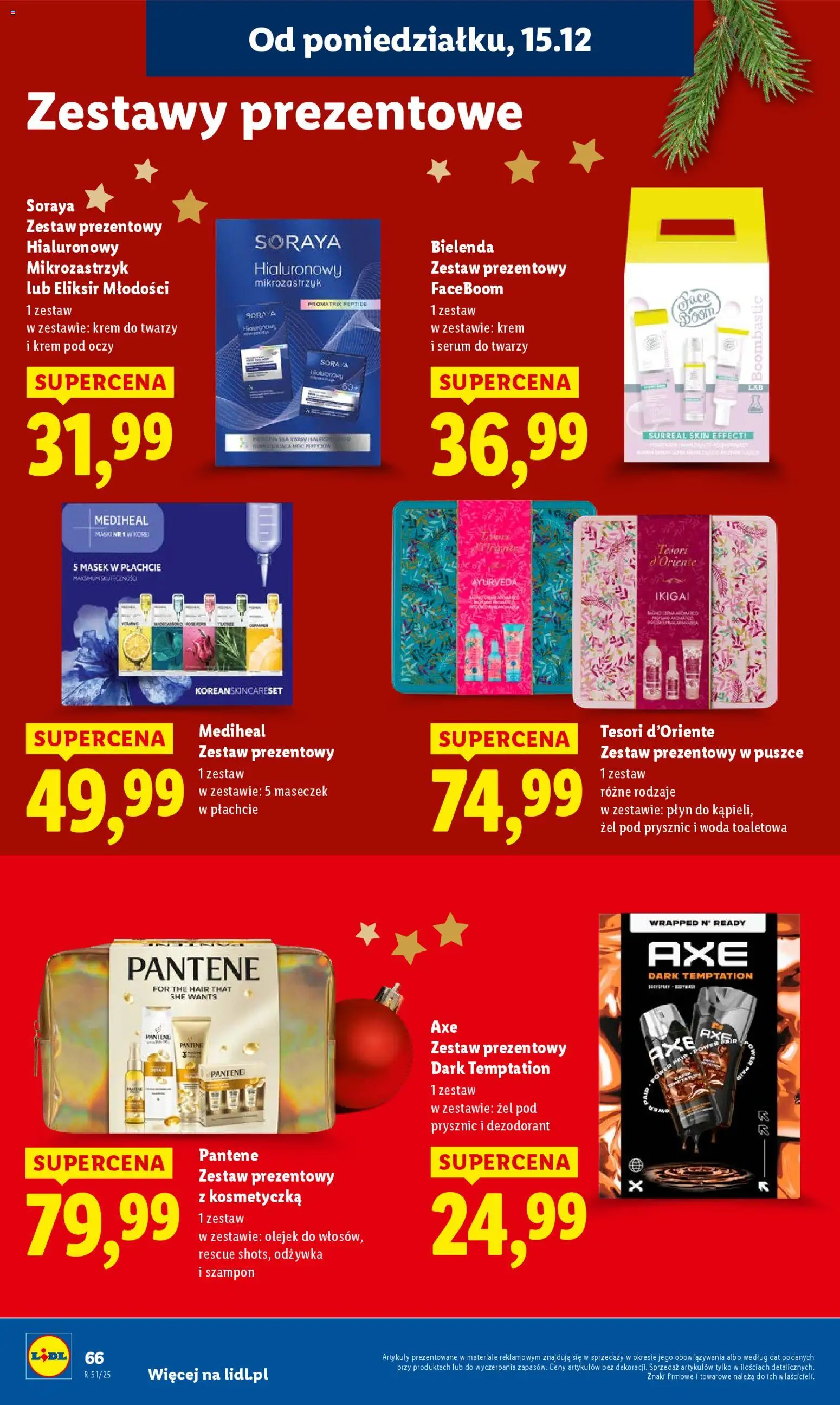 Lidl Gazetka od 15.12.2025 | Strona: 68 | Produkty: Tesori d'oriente, Płyn do kąpieli, Szampon, Krem