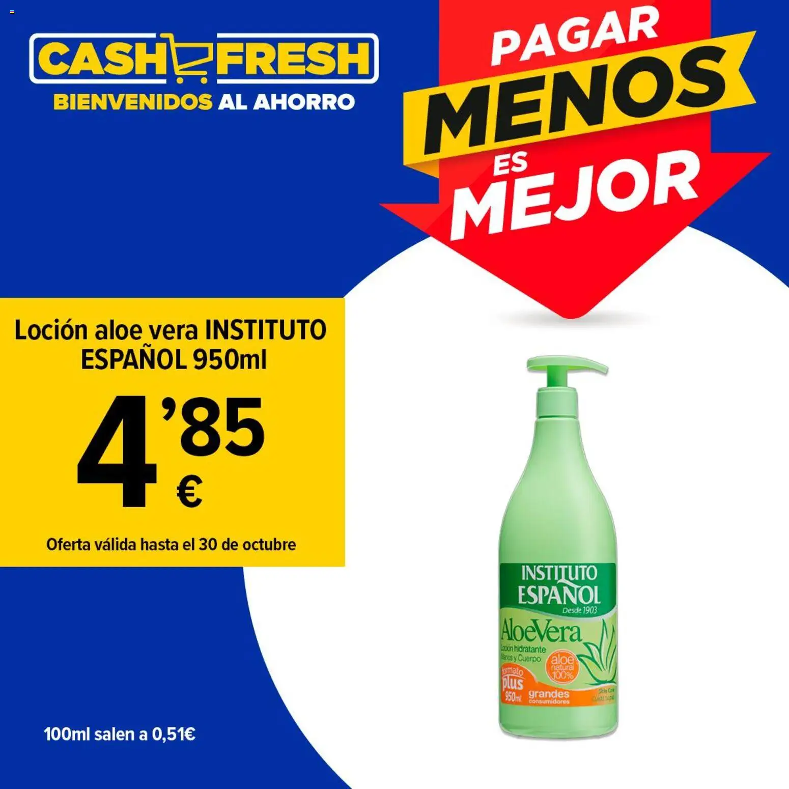 Cash Fresh folleto │ válido desde el 27.10.2025 | Página: 4 | Productos: Loción aloe vera