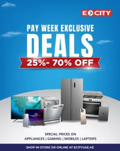 Preview of ECity deals valid from 28.07.2025