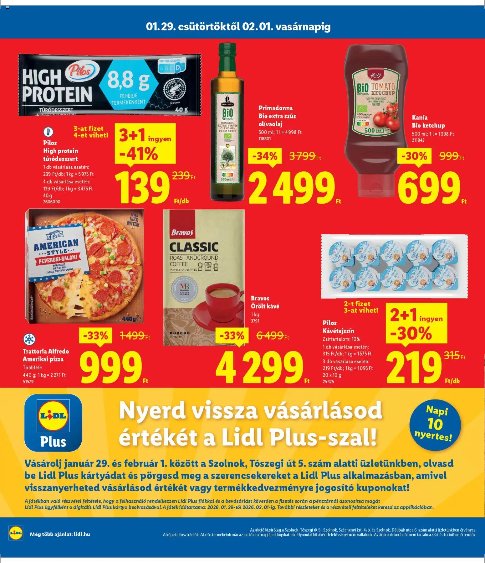 Lidl akciós ujság - amely érvényes a következő dátumtól: 29.01.2026 | Oldal: 6 | Termékek: Játék, Fehérje, Kávé, Pizza