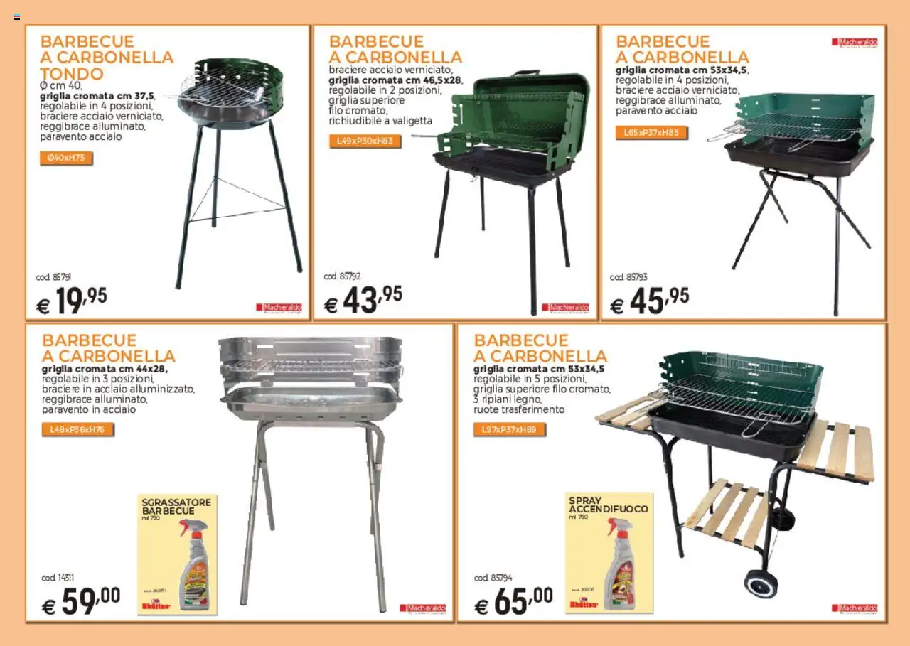 Volantino Brico OK del 03.03.2025 | Pagina: 6 | Prodotti: Sgrassatore, Barbecue, Griglia, Valigetta