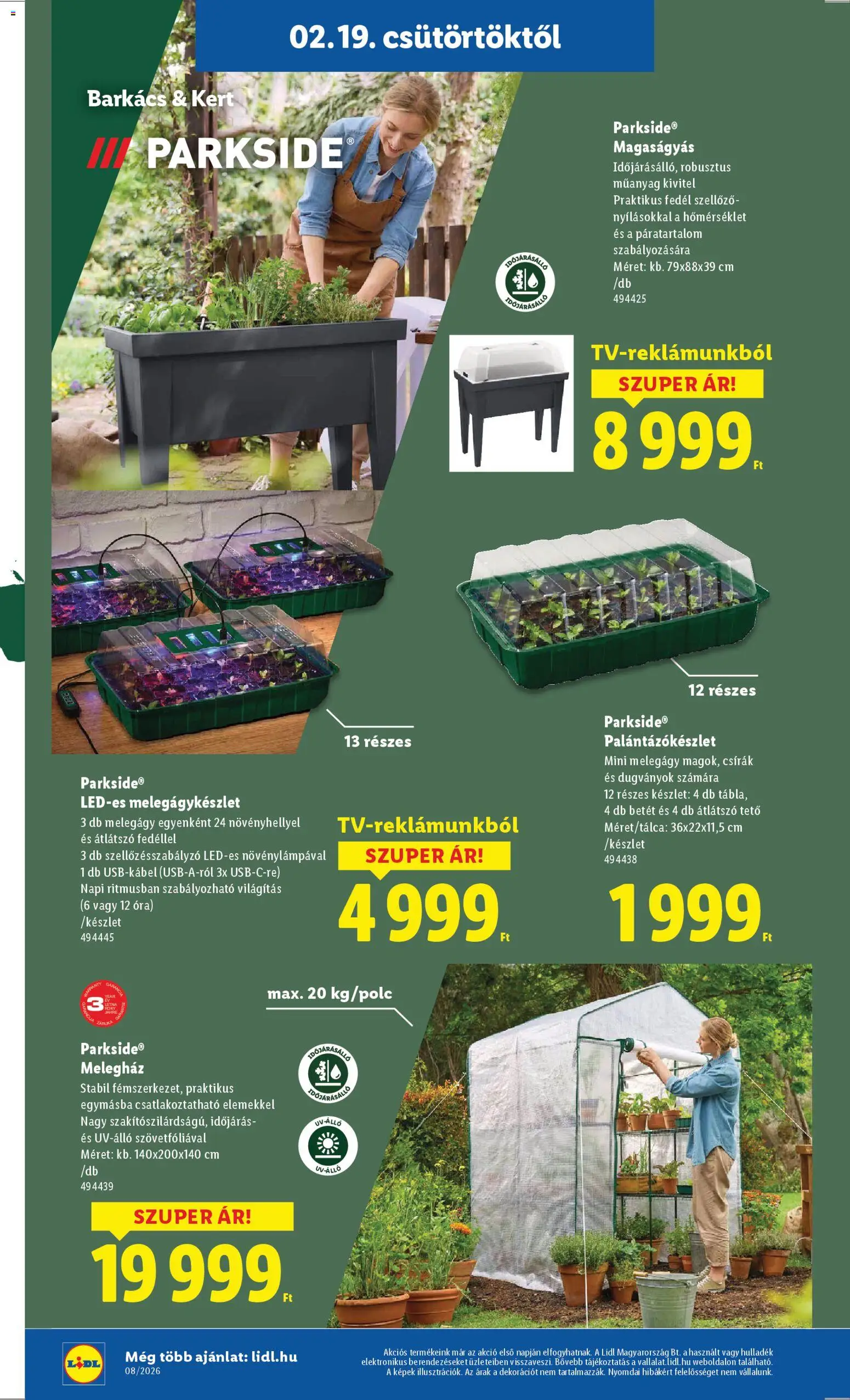 Lidl akciós ujság - amely érvényes a következő dátumtól: 19.02.2026 | Oldal: 22