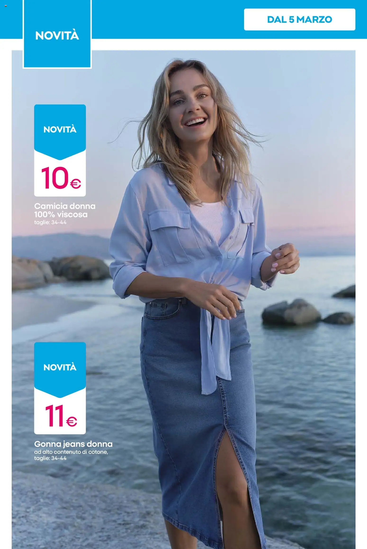 Volantino Pepco del 05.03.2026 | Pagina: 4 | Prodotti: Camicia, Gonna, Jeans