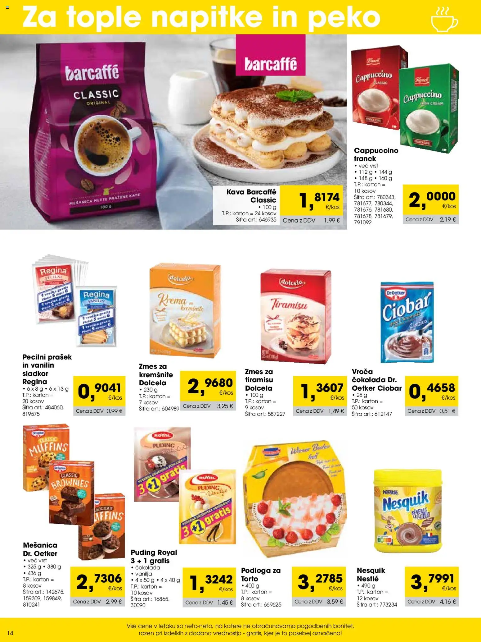 Novi Tuš katalog ponudbe – veljaven od 01.12.2025 | Stran: 14