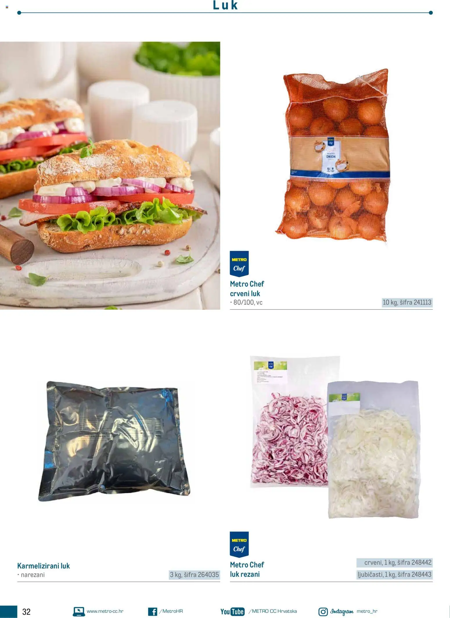Metro katalog | vrijedi od 05.03.2026 | Stranica: 32 | Proizvodi: Crveni luk, Luk
