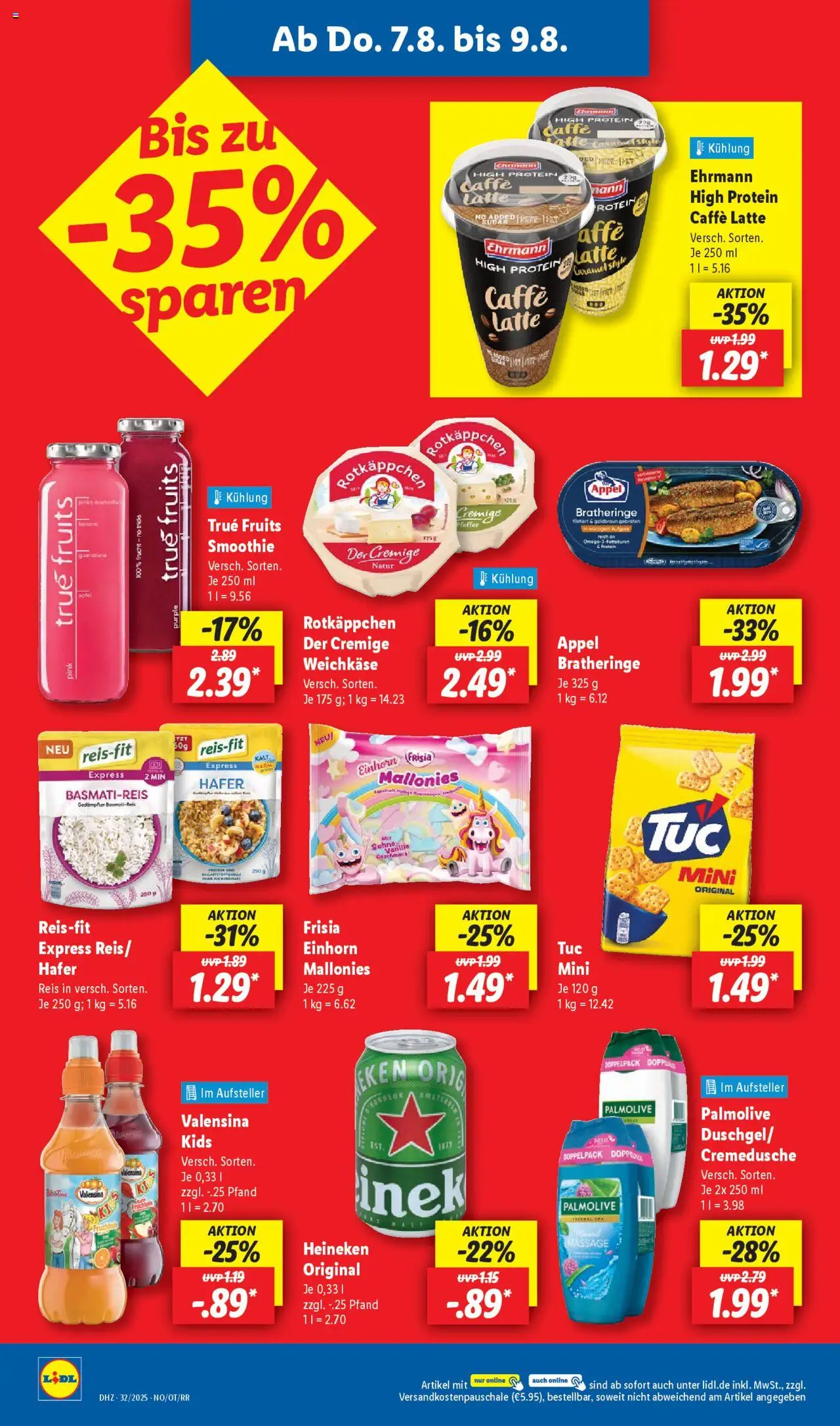 Lidl Prospekt Solingen - gültig ab dem 04.08.2025 | Seite: 56 | Produkte: Heineken, Pfeffer, Rotkäppchen, Reis