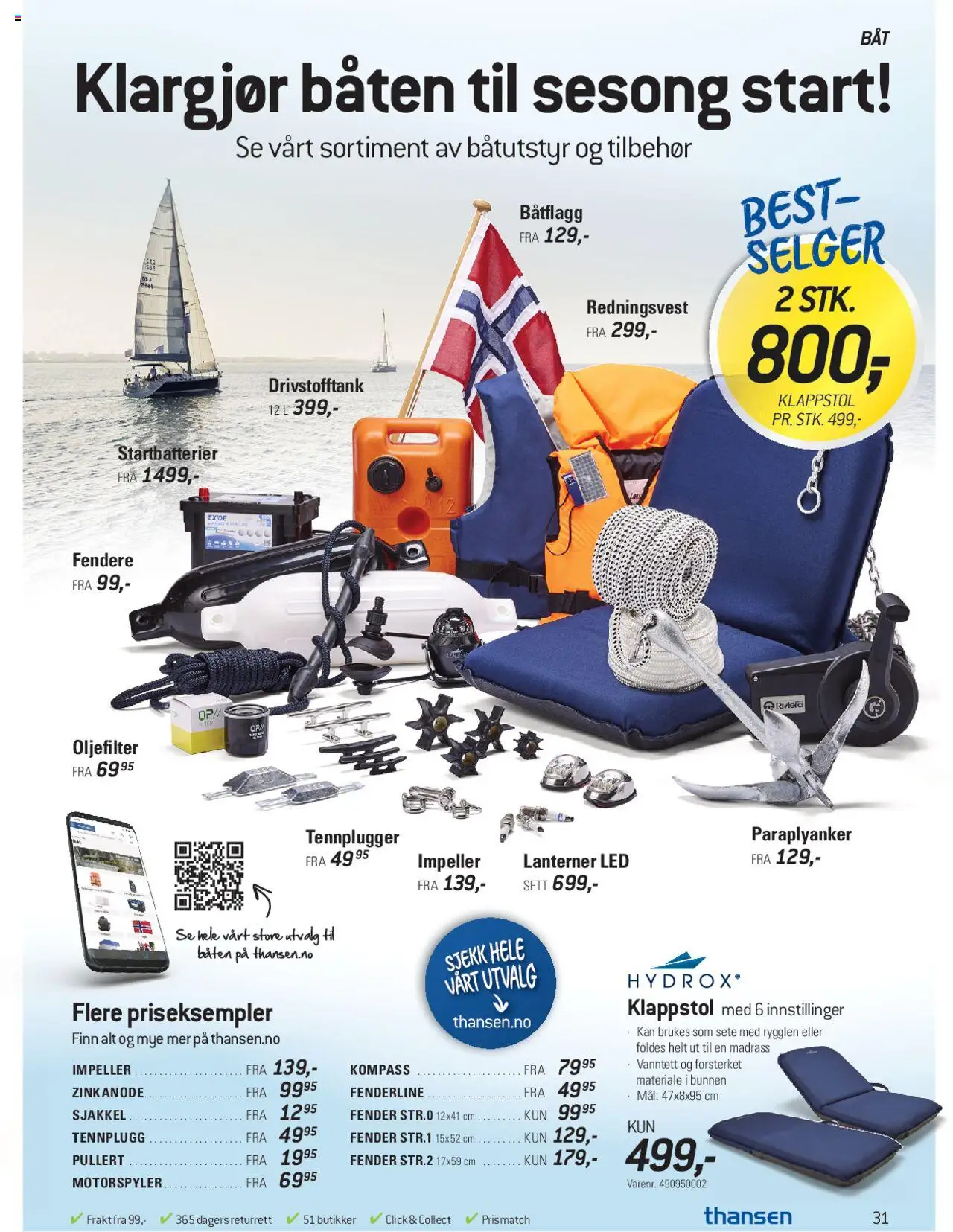  | Side: 31 | Produkter: Madrass, Klappstol