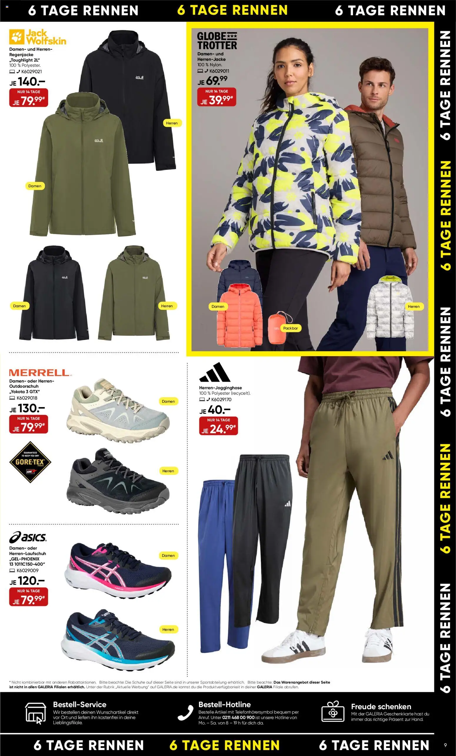 Galeria Karstadt Kaufhof Prospekt 	 – gültig ab 15.04.2026 | Seite: 9 | Produkte: Regenjacke