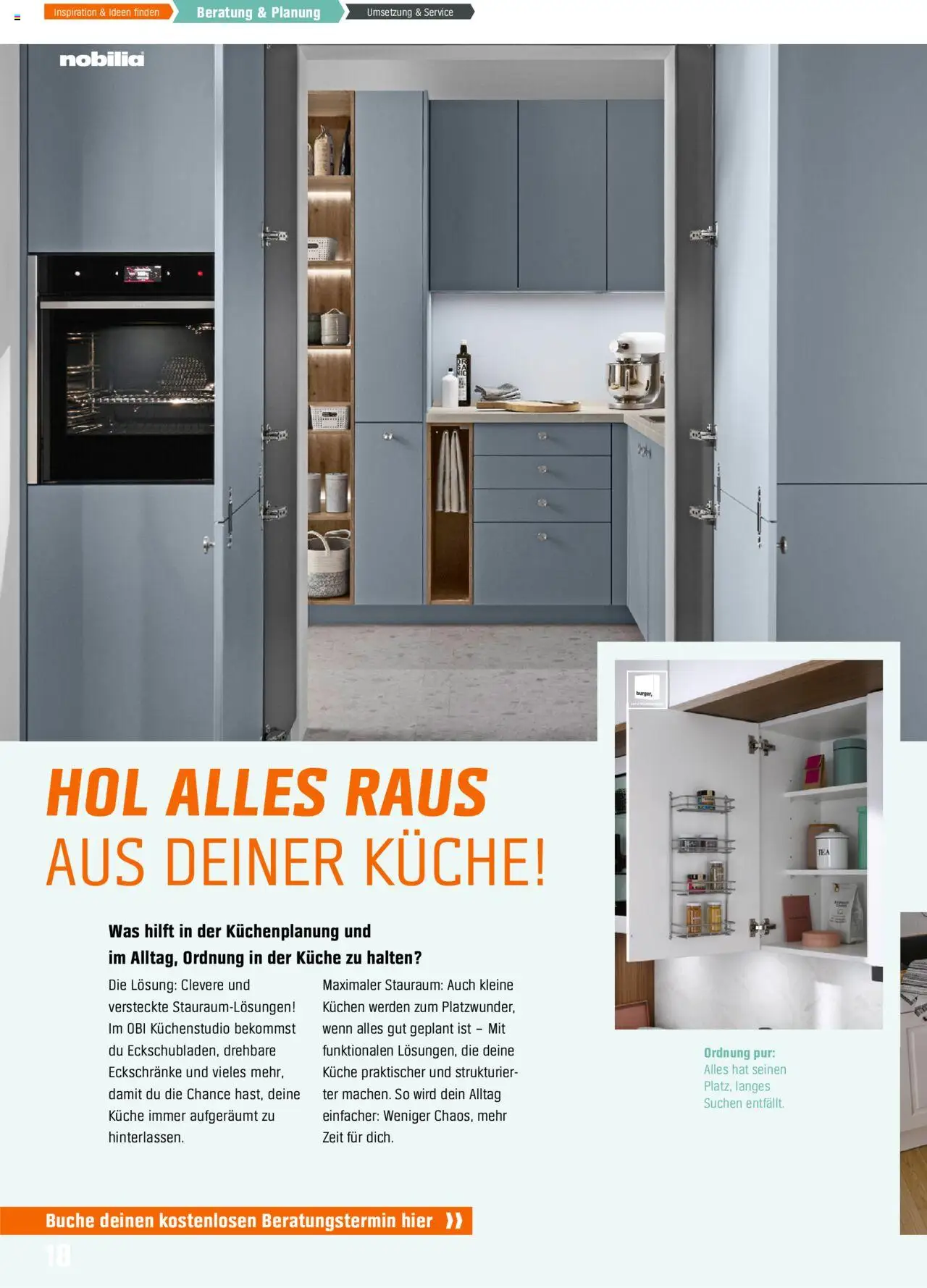 Obi - Markenküchen nach Maß - gültig ab dem 31.07.2025 | Seite: 18 | Produkte: Küche, Kuchen