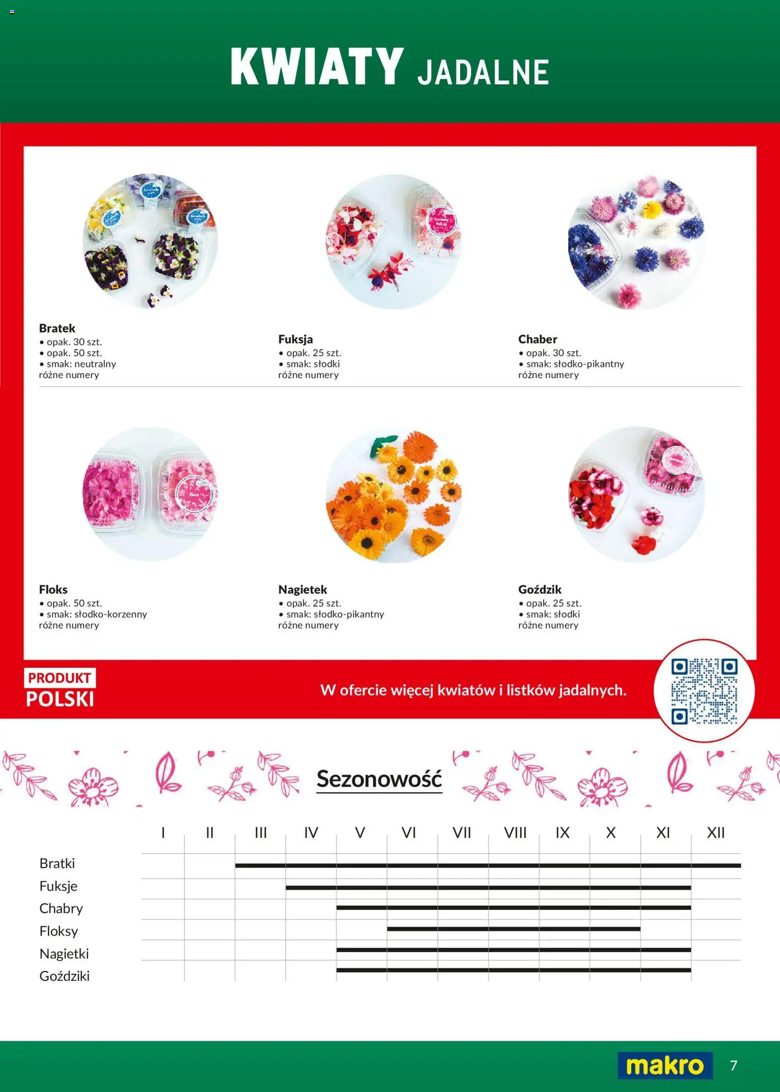 Makro Gazetka - Ultra fresh od 01.03.2026 | Strona: 7 | Produkty: Goździki, Goździk, Bratki, Kwiaty