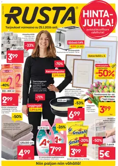 Rusta-mainoslehti voimassa 19.01.2026 alkaen