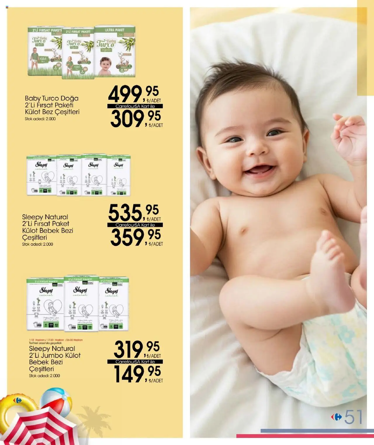 CarrefourSA - Tatil Katalogu  - 02.06.2025 tarihinden itibaren geçerlidir | Sayfa: 51 | Ürünler: Külot
