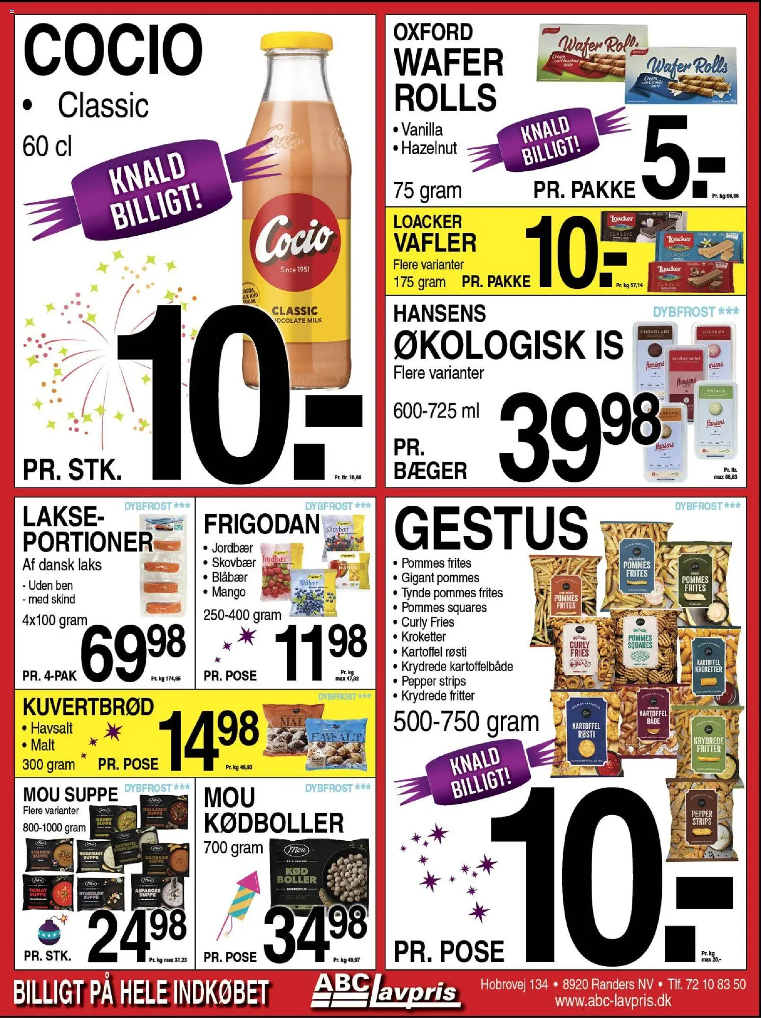 Abc Lavpris tilbudsavis – gyldig fra 24.12.2025 | Side: 4 | Produkter: Blåbær, Kartoffelbåde, Græskar, Vafler