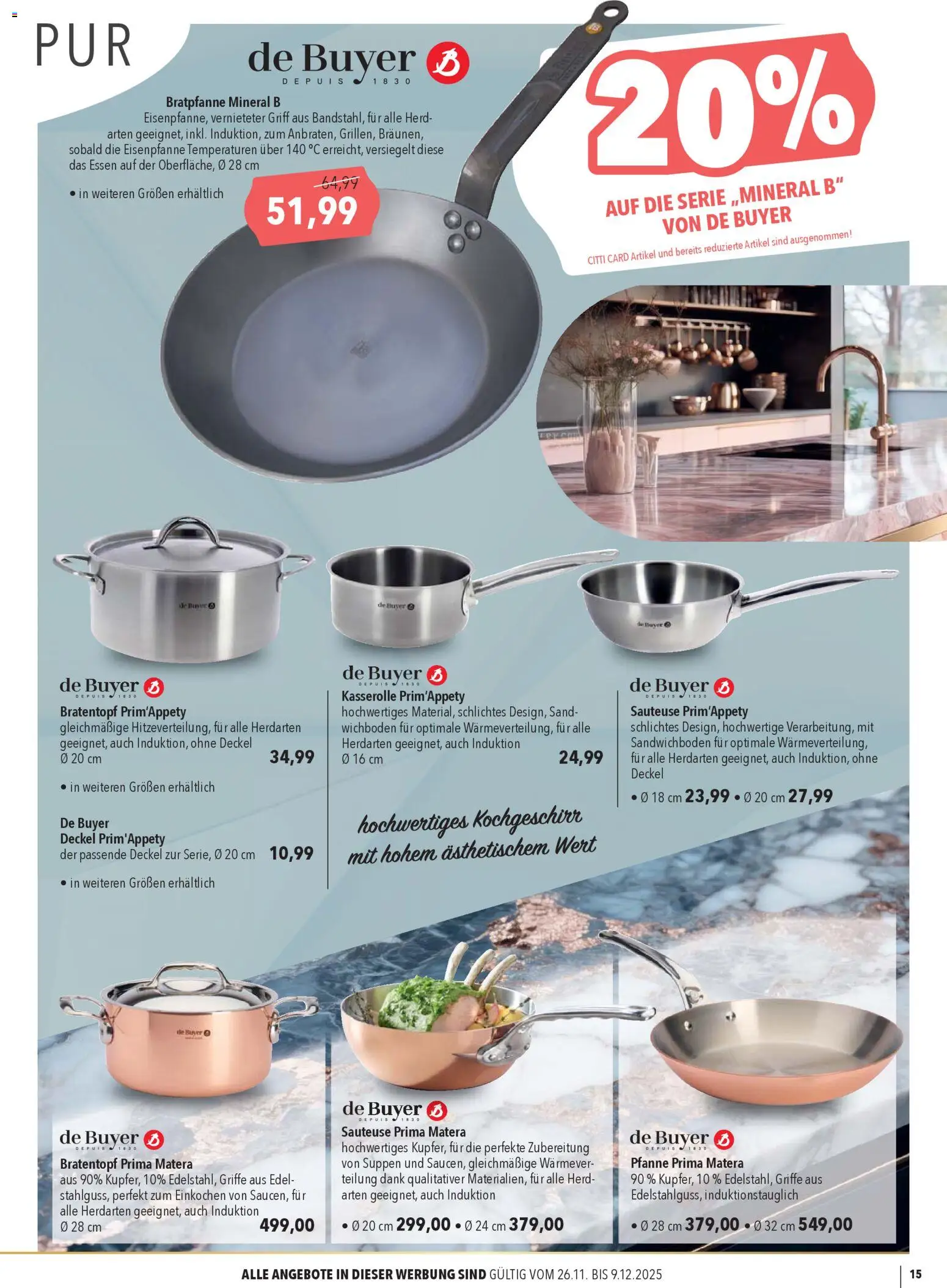 CITTI Markt  Ideen fürs Fest – gültig ab 26.11.2025 | Seite: 15 | Produkte: Herd