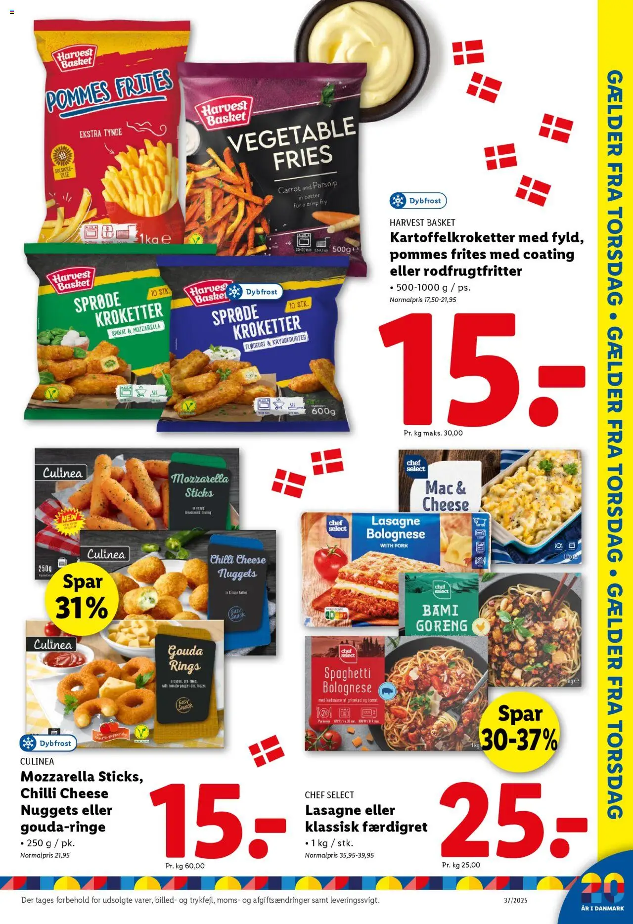 Lidl tilbudsavis – gyldig fra 11.09.2025 | Side: 3 | Produkter: Olie, Spaghetti, Mozzarella, Spinat