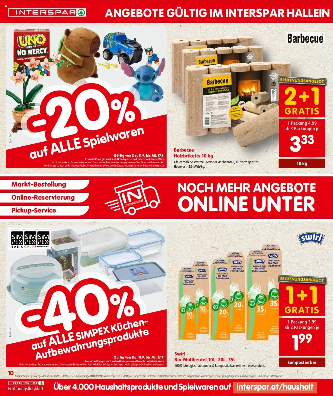 Interspar Flugblatt - Salzburg gültig ab 11.09.2025 | Seite: 10