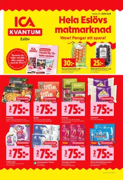 ICA Kvantum - Eslöv - Förhandsvisning av reklamblad från butik ICA Kvantum aktuell från 25.08.2025