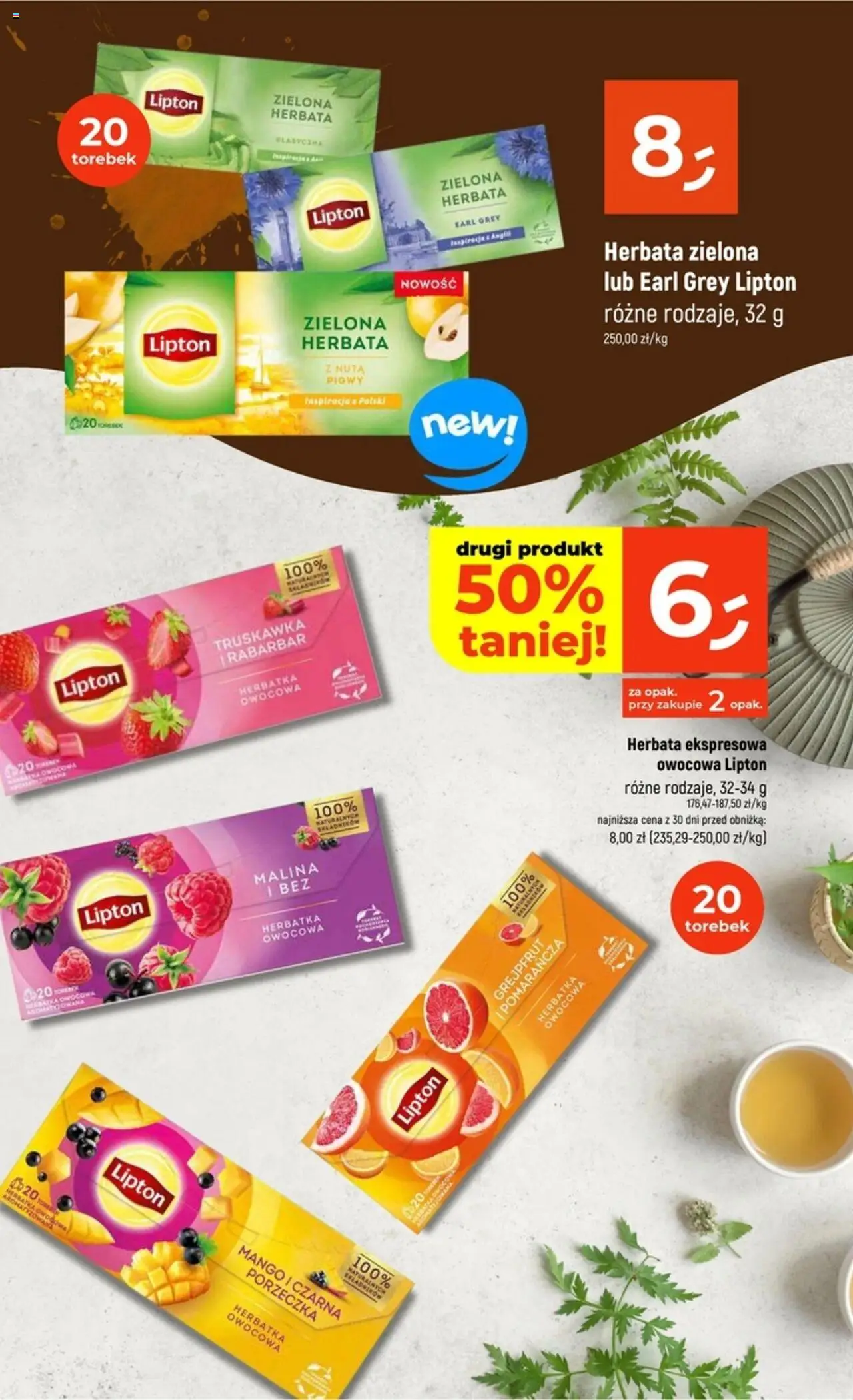Dealz Gazetka - Katalog Kaw I Herbat od 02.10.2025 | Strona: 17 | Produkty: Malina, Porzeczka, Herbata lipton, Herbata