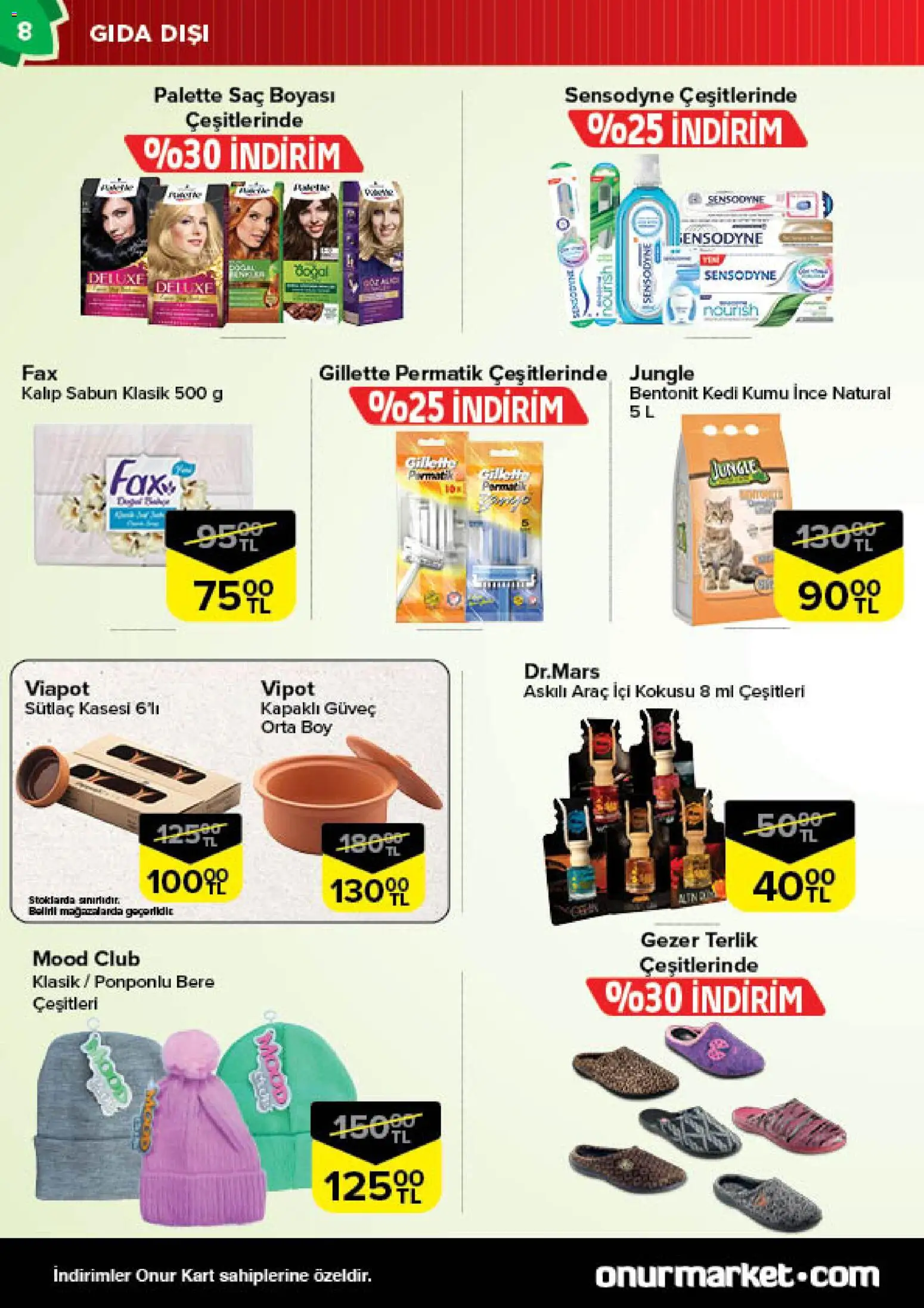 Onur Market - Broşür - 04.12.2025 tarihinden itibaren geçerlidir | Sayfa: 8